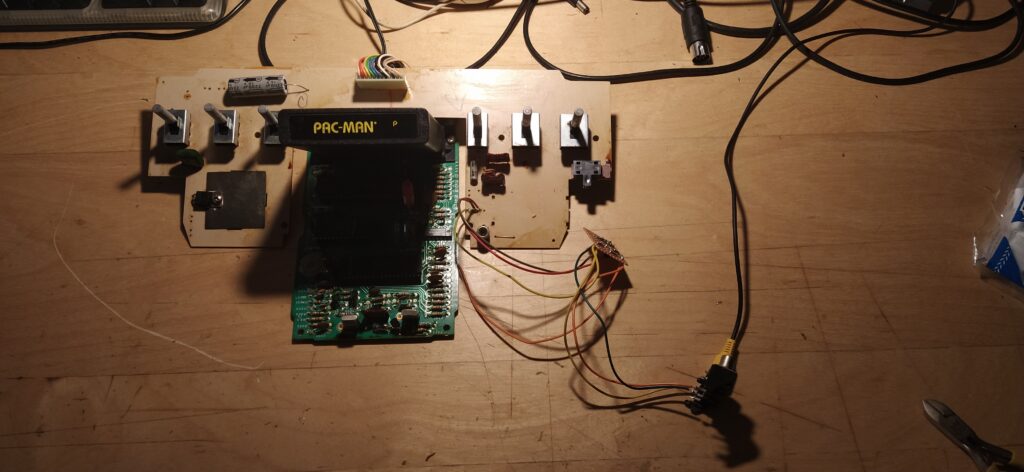 Interconexionado MOD de vídeo Atari 2600 simple