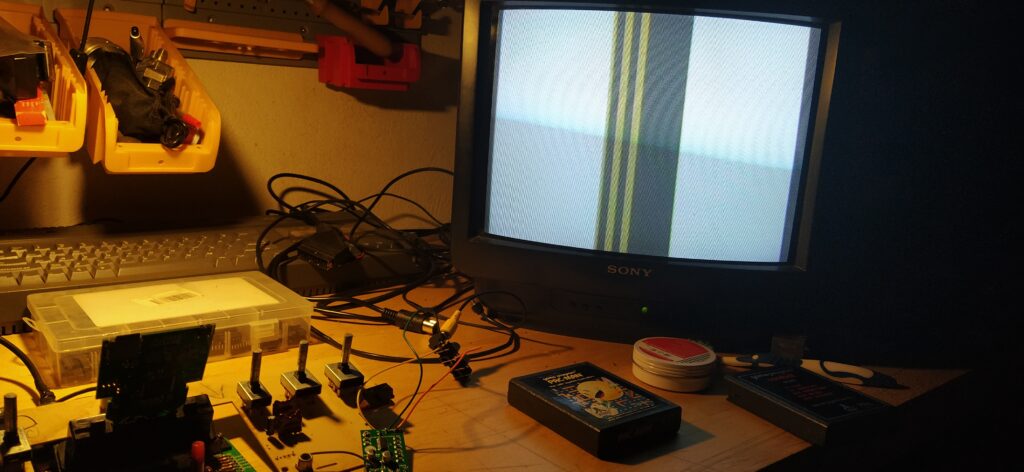 Pruebas MOD de vídeo Atari 2600