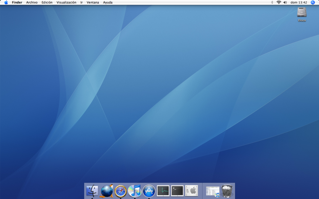 Mac OS Tiger en iMac G5