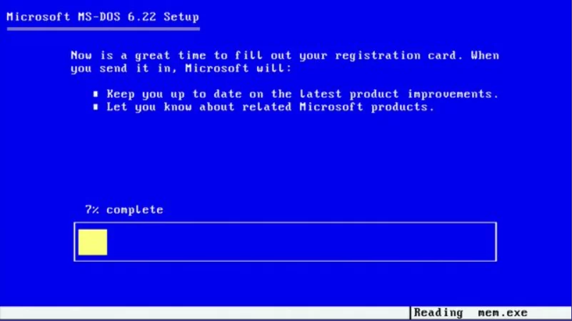 Instalacion MS-DOS 6.22
