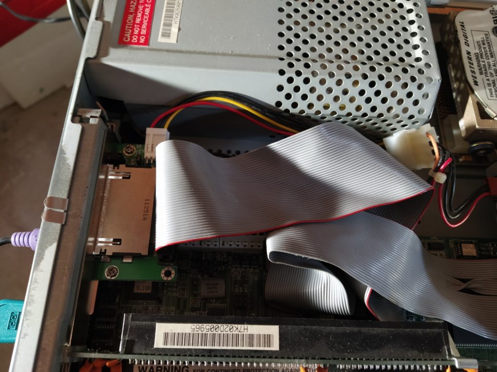 Montaje adaptador Compact Flash PCI