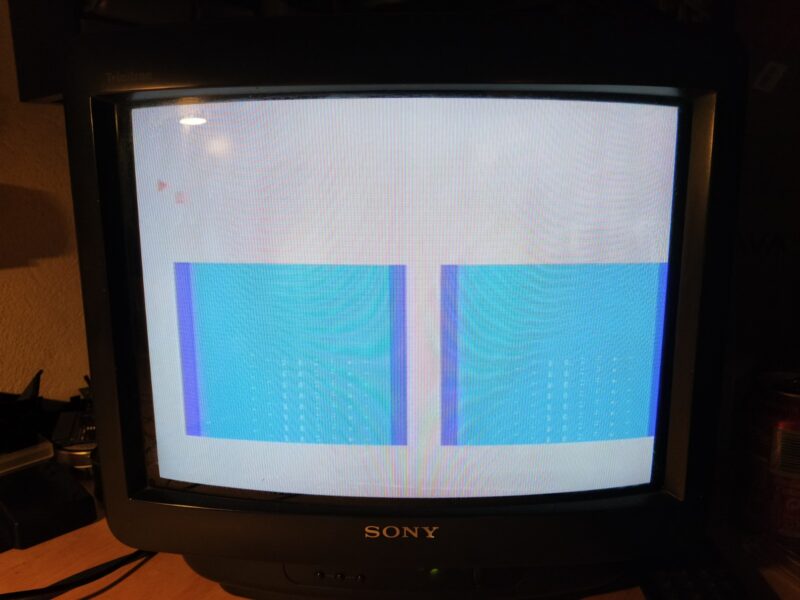 Error de pantalla en un MSX Sony HB-101P